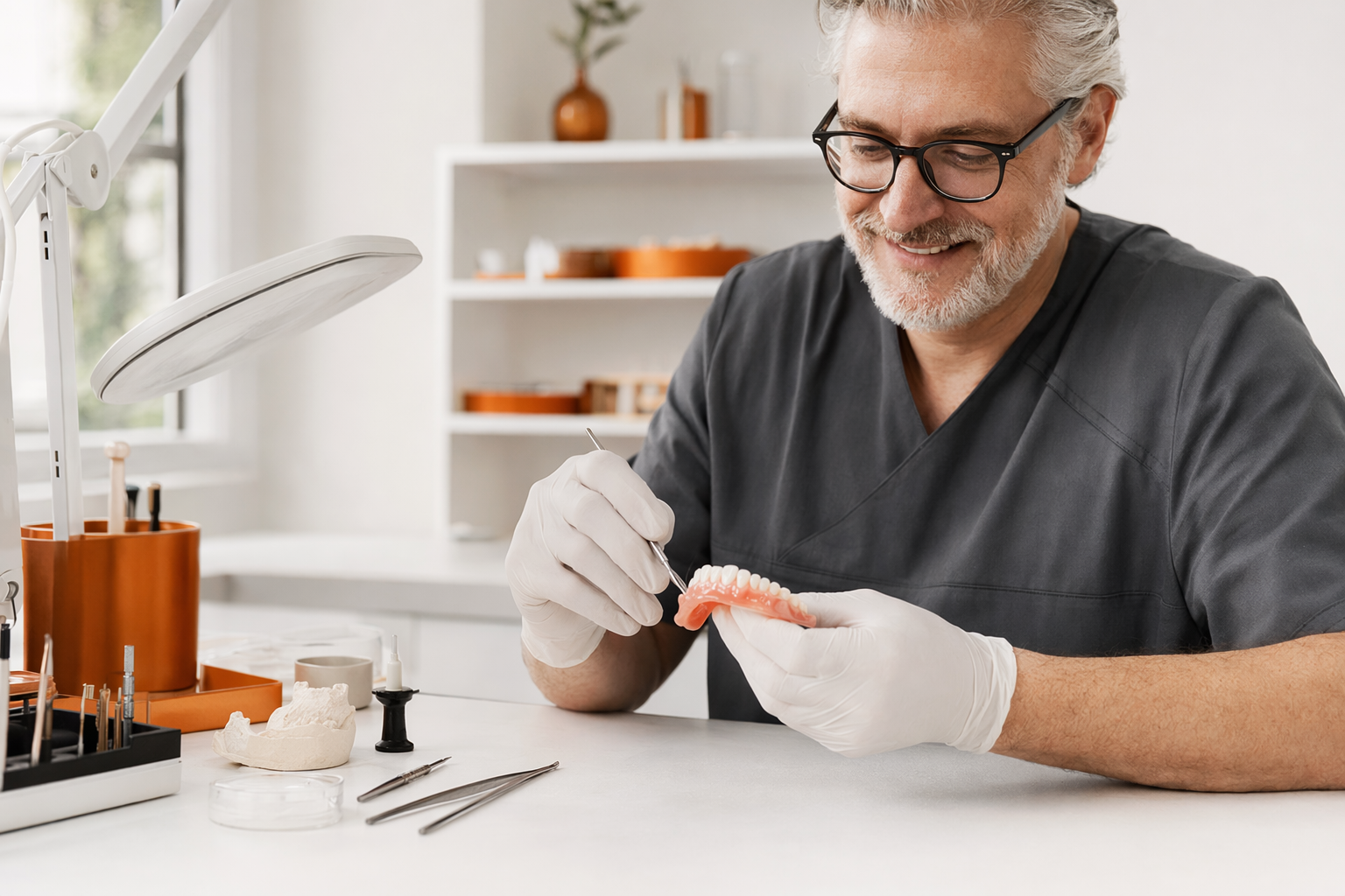 What is a soft liner for dentures?